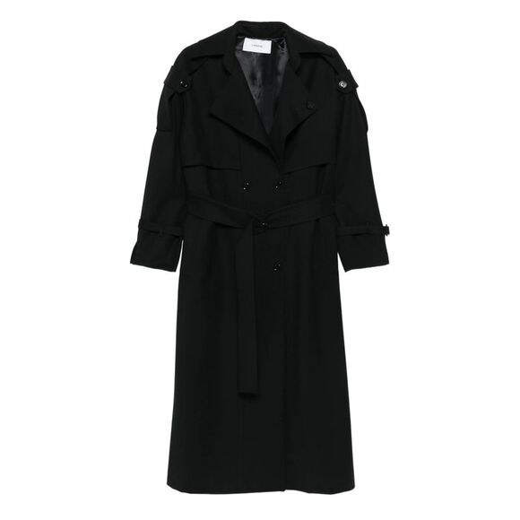 Lardini Black Coats - Trench & Raincoats Women